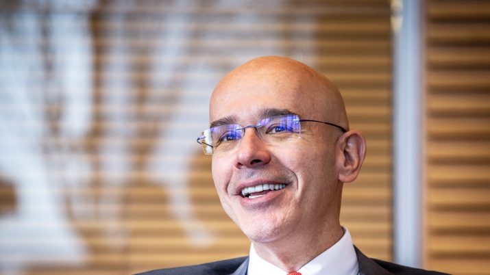 Sergio Rial quando era presidente do Santander Brasil