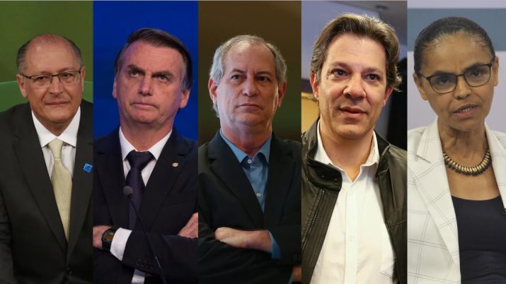 Candidatos a presidente nas eleições 2018