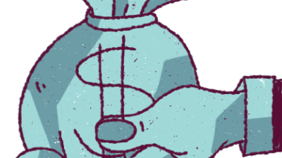 Ilustração Saco de dinheiro