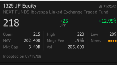 Fundo de ETF do Ibovespa no Japão