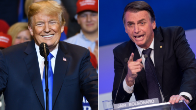 Donald Trumo e Jair Bolsonaro