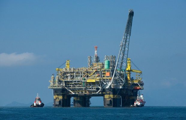 Plataforma de petróleo da Petrobras