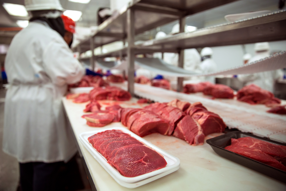 Embalagem de carne bovina