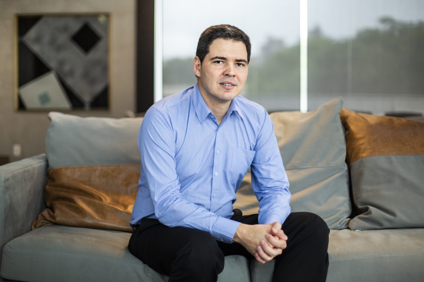 Retrato do presidente do Banco Inter, João Vitor Menin