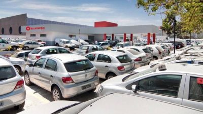 Agência da Locamerica, empresa que se fundiu com a Unidas