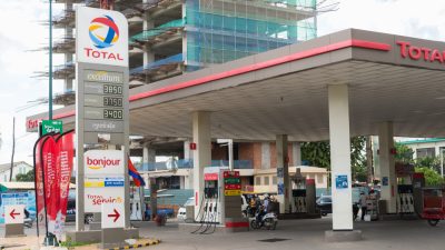 Posto do grupo francês “Total”
