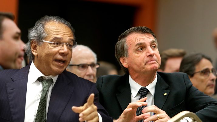 Jair Bolsonaro e Paulo Guedes