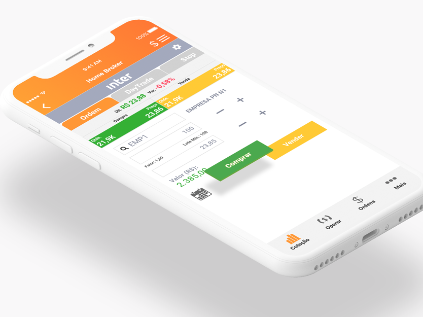 Home broker Banco Inter