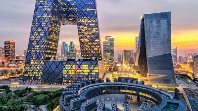Centro econômico de Pequim, na China