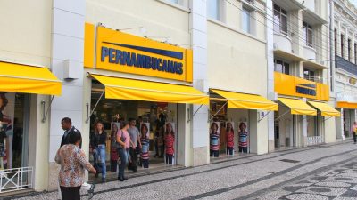Fachada da Pernambucanas