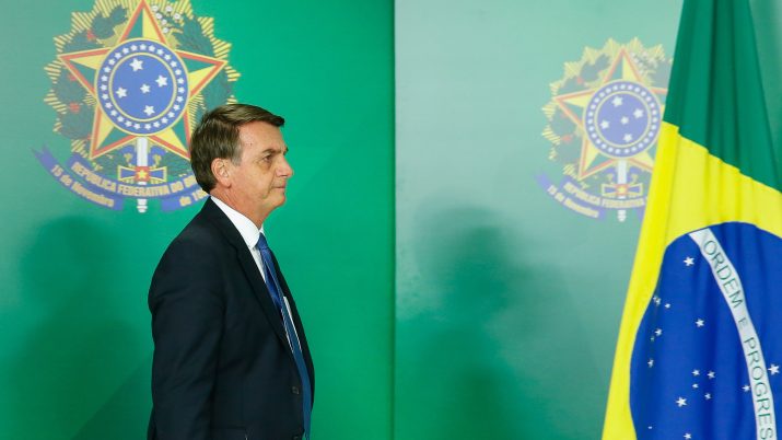 Presidente da República, Jair Bolsonaro, fala com a imprensa sobre rompimento de barragem da Vale em Brumadinho