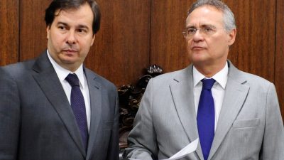 rodrigo maia e renan calheiros