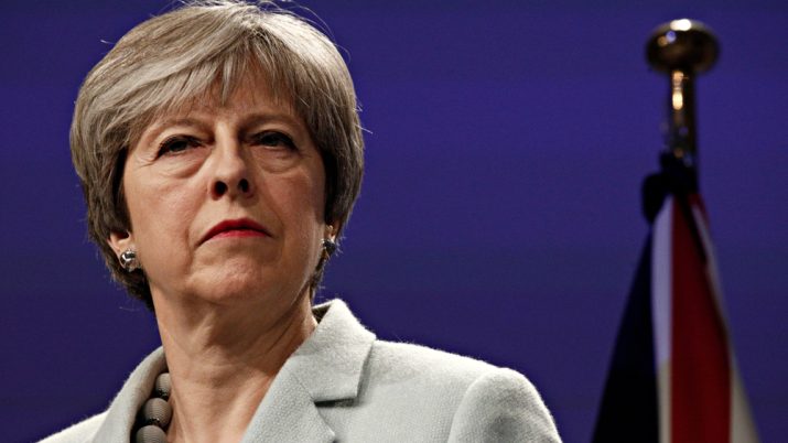Theresa May, primeira-ministra do Reino Unido
