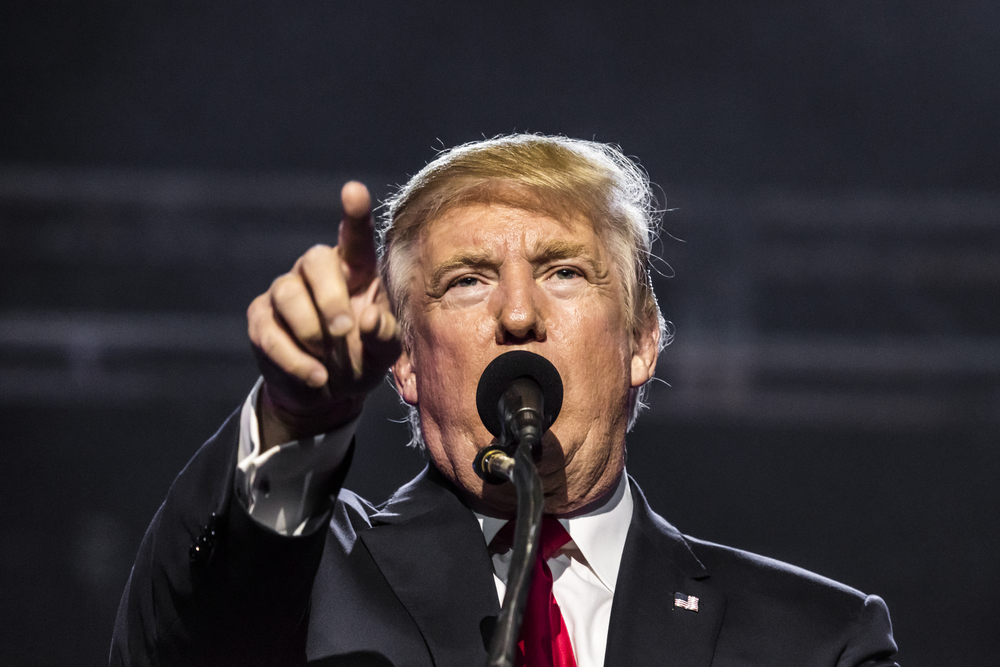 O presidente dos EUA Donald Trump
