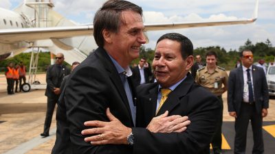 Jair Bolsonaro e Hamilton Mourão