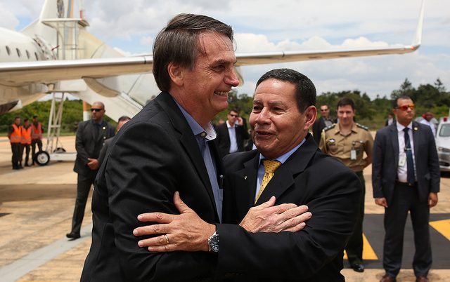 Jair Bolsonaro e Hamilton Mourão