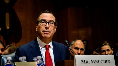 Steven Mnuchin, Estados Unidos