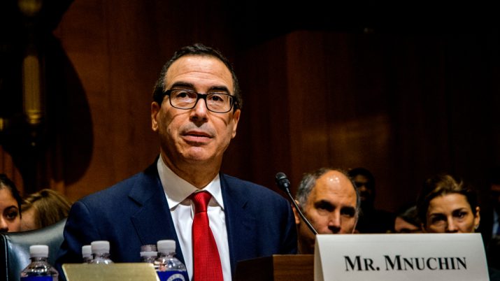 Steven Mnuchin, Estados Unidos