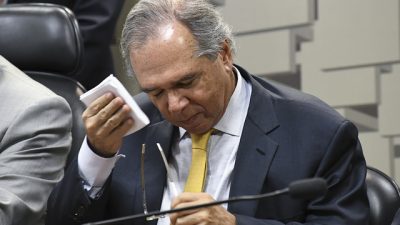 O ministro da economia do governo Bolsonaro, Paulo Guedes