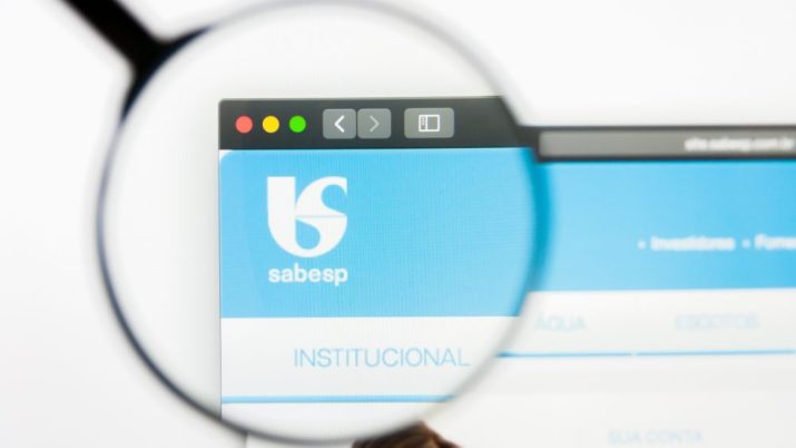 Logotipo da Sabesp, a estatal de saneamento do governo de São Paulo