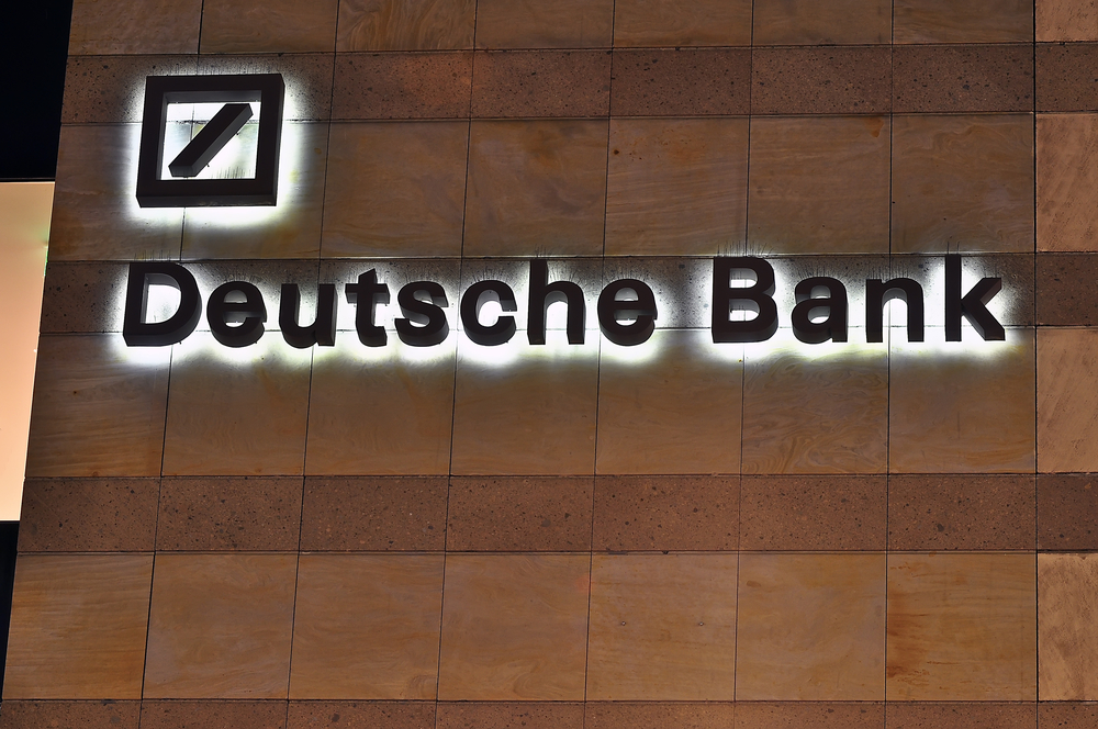 Fachada do Deutsche Bank.
