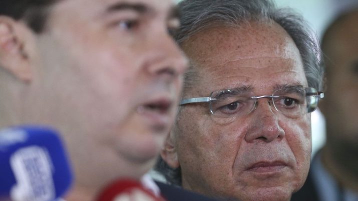 Rodrigo Maia e Paulo Guedes