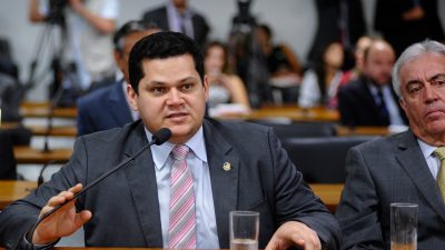 Em pronunciamento, senador Davi Alcolumbre (DEM-AP)