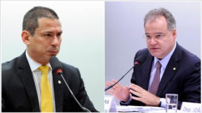 Deputados Marcelo Ramos (esq.) e Samuel Moreira (dir.)