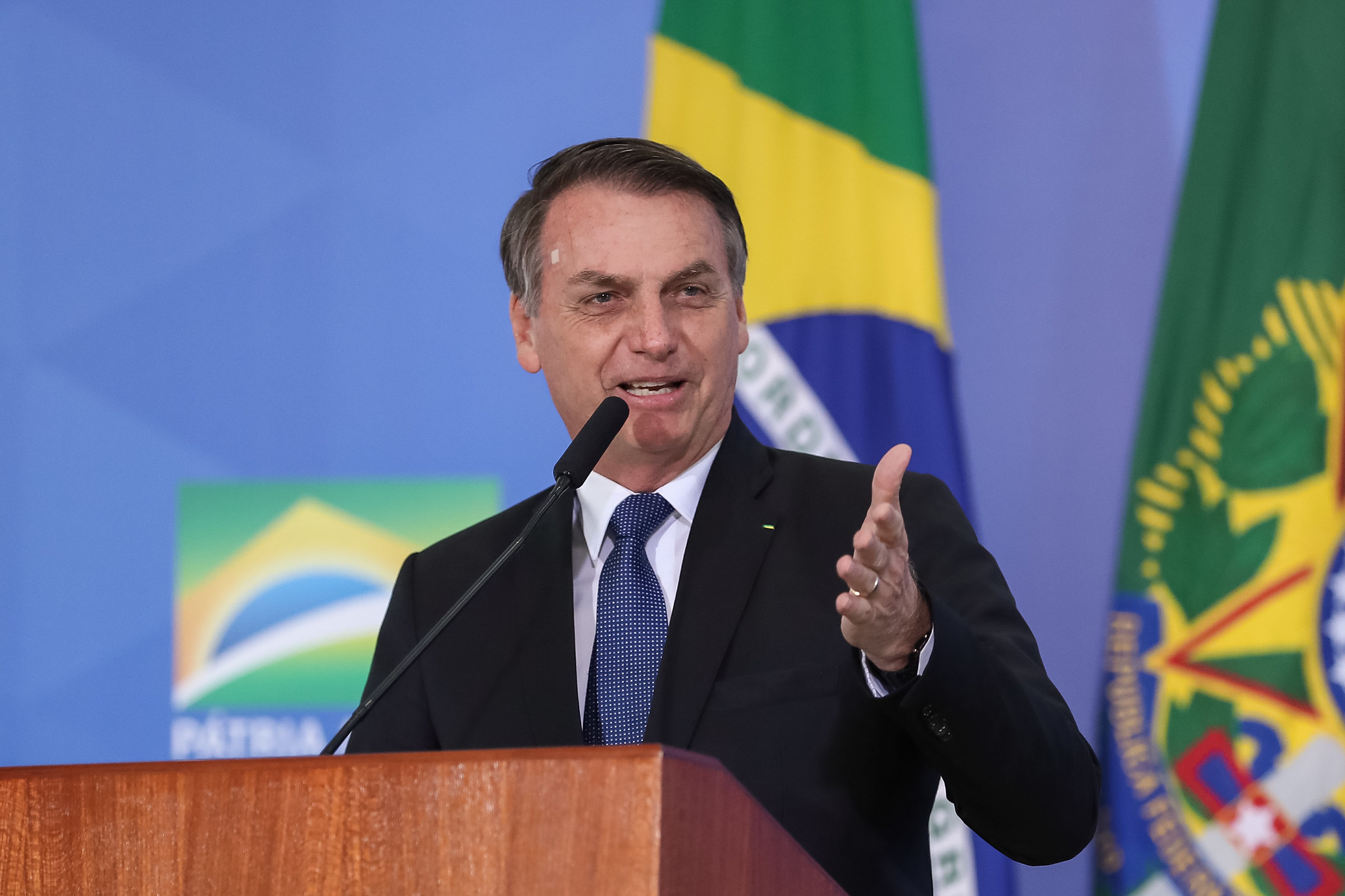 O presidente Jair Bolsonaro