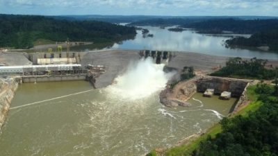 Usina Hidrelétrica Teles Pires, controlada pela Neoenergia e Eletrobras