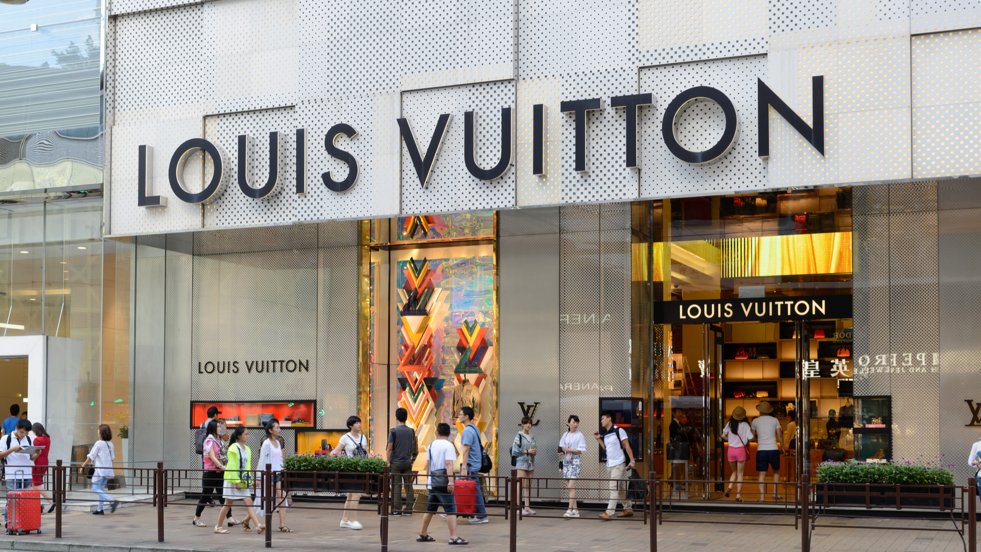 Loja da Louis Vuitton em Hong Kong; mercado asiático é o maior consumidor da marca