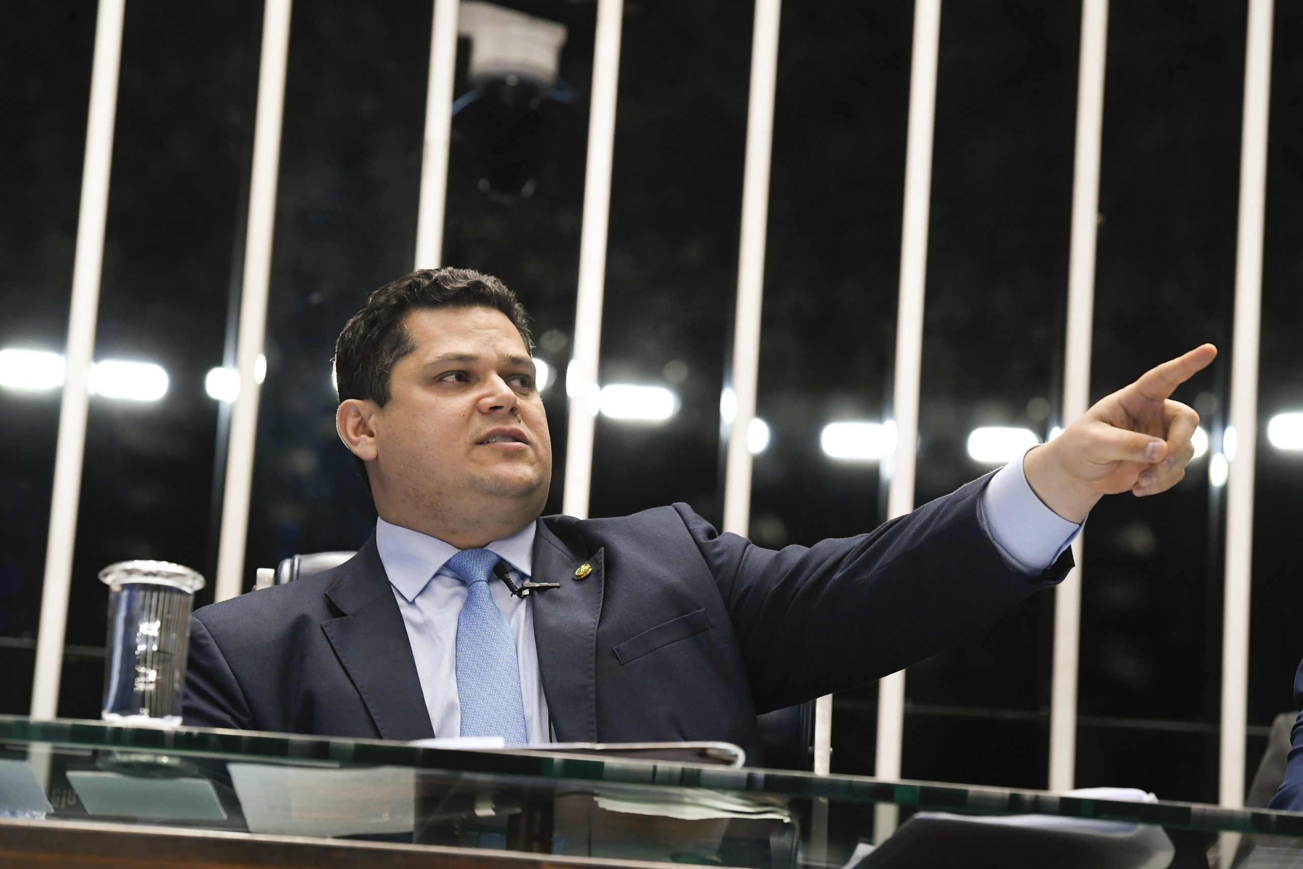 Presidente do Senado, senador Davi Alcolumbre (DEM-AP).