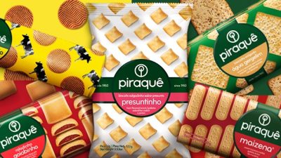 Embalagens de produtos da Piraquê, uma das marcas da M. Dias Branco (MDIA3)