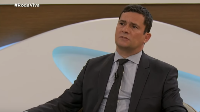 Sergio Moro no Roda Viva, em 20 de janeiro de 2020