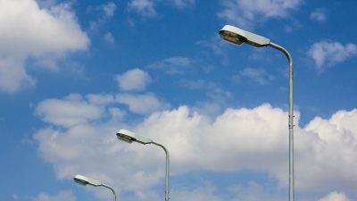 luz iluminação pública