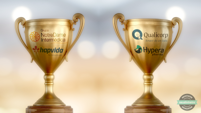 Vencedores Qualicorp Hypera Intermedica Hapvida Taças Prêmio Ganhador