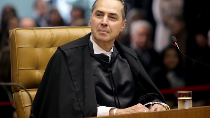 Luís Roberto Barroso em posse como ministro do Supremo Tribunal Federal