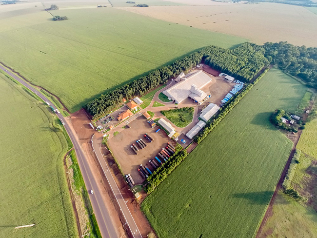 Unidade de produção da Fertilizantes Heringer no Mato Grosso do Sul
