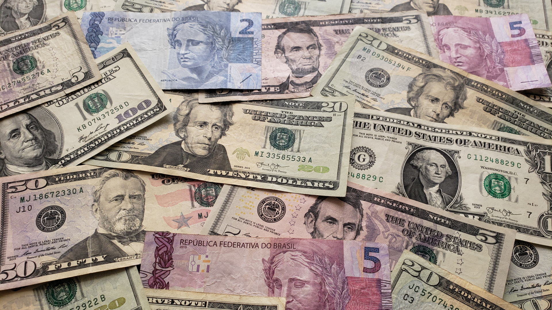 Dólar real câmbio