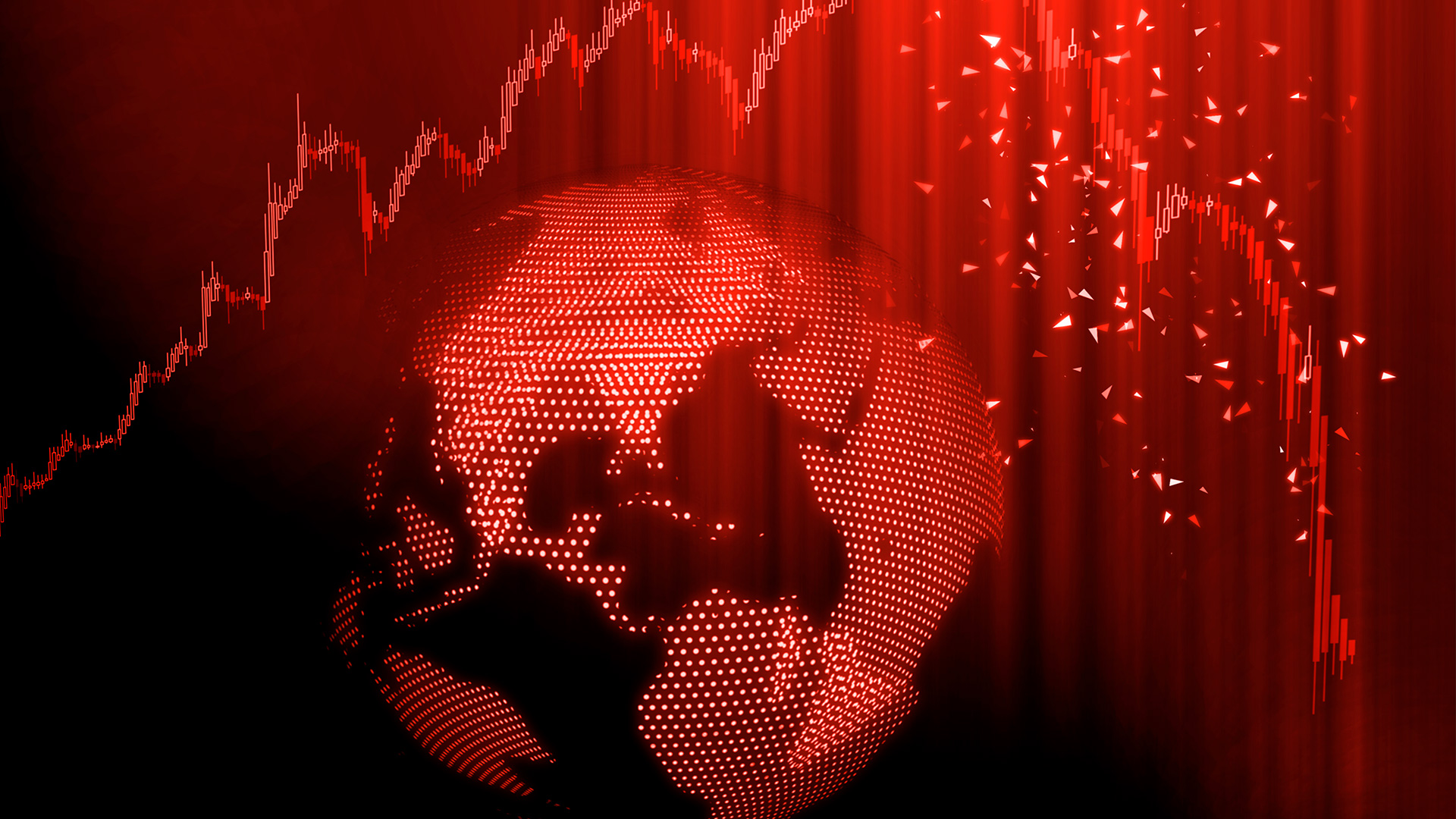 queda das bolsas pelo mundo