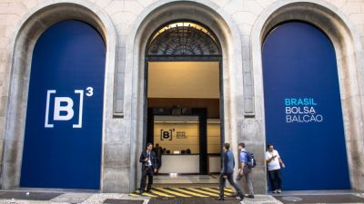 Sede da B3 (B3SA3), no centro da capital paulista