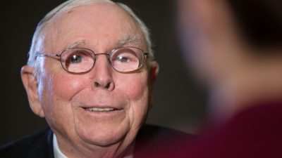 Charlie Munger, vice-presidente da Berkshire Hathaway e braço direito de Warren Buffett