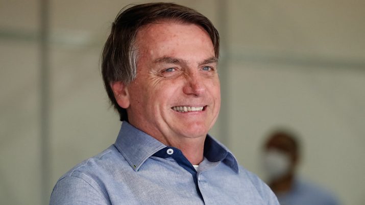 05/06/2020 Jair Bolsonaro, em cerimônia de inauguração do Hospital de Campanha de Águas Lindas de Goiás.