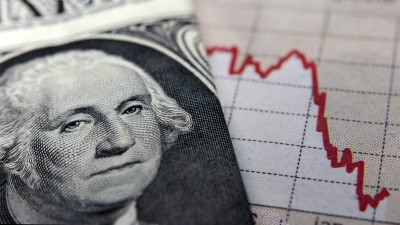 Dólar em queda