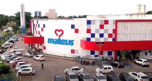 Fachada de supermercado da rede grupo mateus fundo imobiliário atacarejo