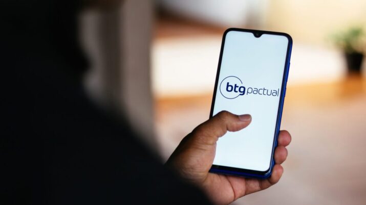 BTG Pactual Digital em tela de celular