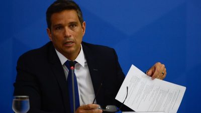 O presidente do Banco Central, Roberto Campos Neto, que lidera a autarquia na lei de criptomoedas