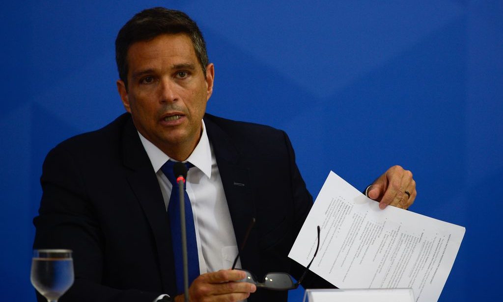 O presidente do Banco Central, Roberto Campos Neto, que lidera a autarquia na lei de criptomoedas