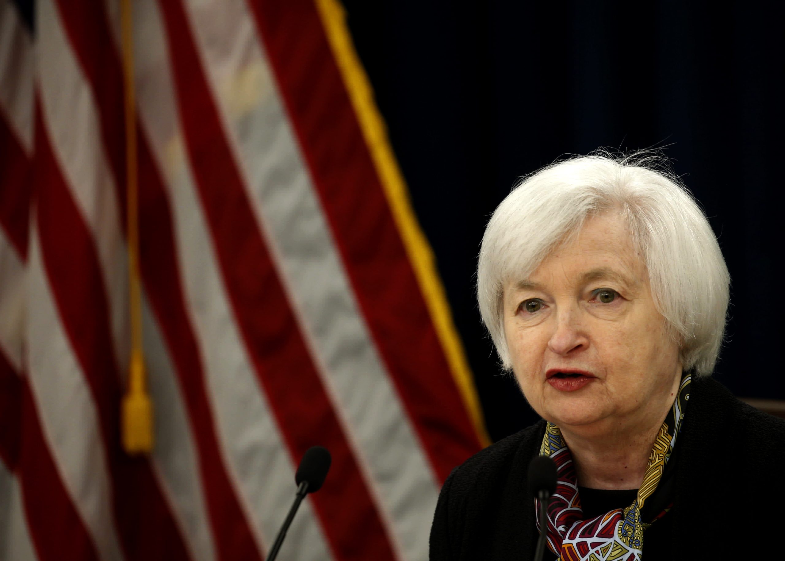 Janet Yellen , secretária do Tesouro dos EUA, participa de cúpula da APEC