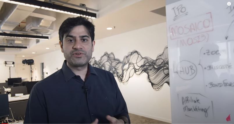 Frame de vídeo no Youtube de João Piccioni, analista da Empiricus